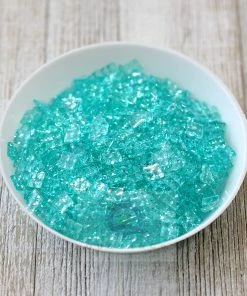 Queen & Co Sparkle Square Blue Toppings