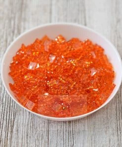 Queen & Co Toppings Sparkle Square Orange