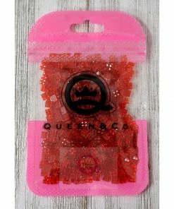 Queen & Co Sparkle Square Red