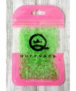 Queen & Co Toppings Sparkle Square Green