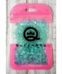 Queen & Co Sparkle Square Blue Toppings 3 Queen & Co Sparkle Square Blue Toppings