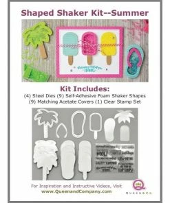 Queen & Co Sunny Days Shaped Shaker Set Shaped Shaker Kits