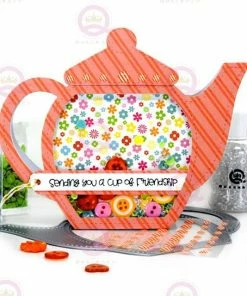 Queen & Co Teapot Shaped Card Kit. Coming Soon