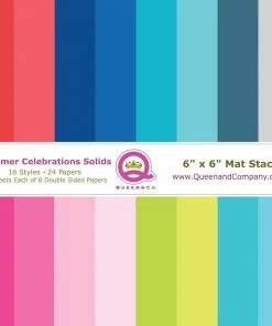 Queen & Co Summer Celebrations Solid Paper Pad