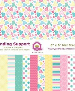 Queen & Co Support Patterned Paper Paper Pads