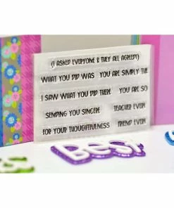 Queen & Co Thanks Sentiment Stacker Kit