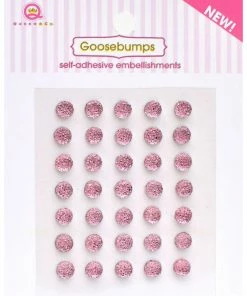 Queen & Co Goosebumps Pink Bling