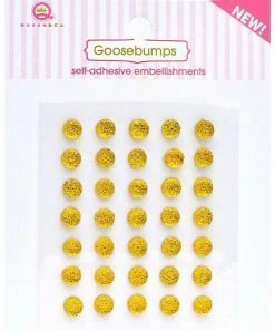 Queen & Co Goosebumps Yellow Bling