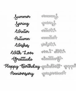 Queen & Co Word Dies Set #2