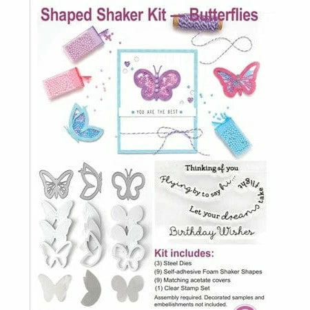 Queen & Co Butterfly Shaker Kit 2 Queen & Co Butterfly Shaker Kit
