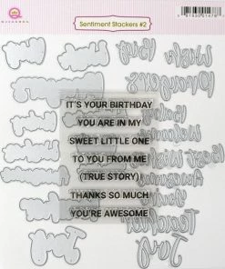 Queen & Co Word Dies Sentiment Stackers Dies #2