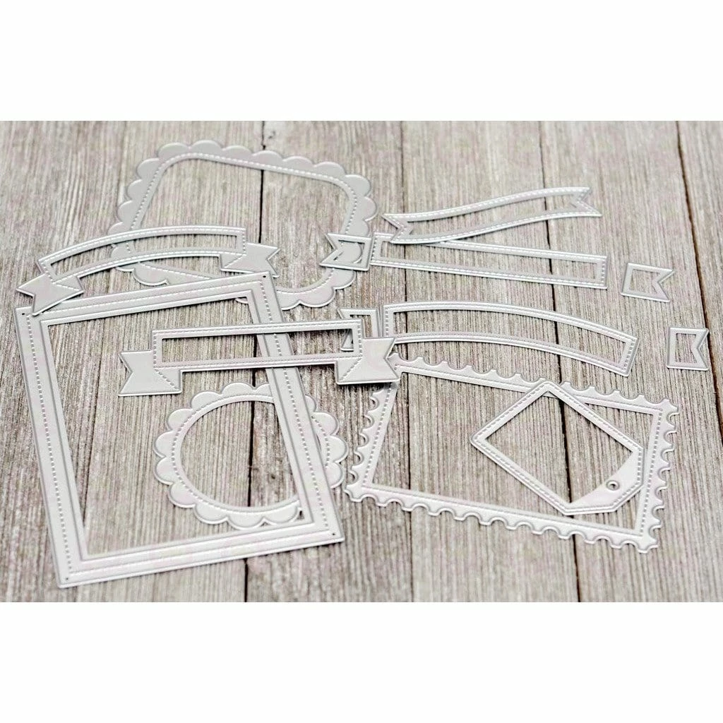 Queen & Co Foundation & Border Foundations Die Set 7 2 Queen & Co Foundation & Border Foundations Die Set 7