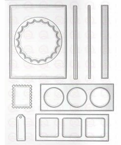 Queen & Co Foundation & Border Foundations Die Set 8