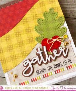 Queen & Co Fall Sentiment Stackers Word Dies