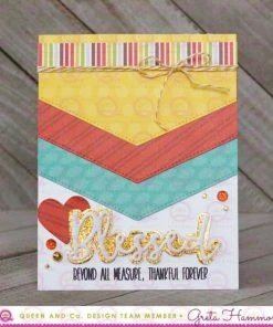 Queen & Co Fall Sentiment Stackers Word Dies