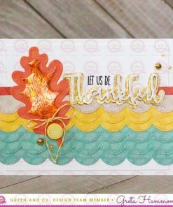 Queen & Co Fall Sentiment Stackers Word Dies