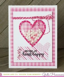 Queen & Co Happy Hearts Shaped Shaker Kit