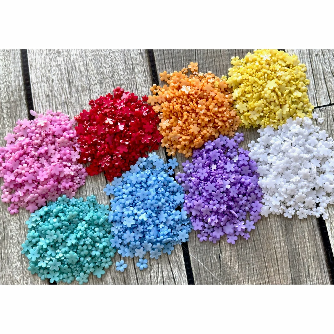 Queen & Co Bitty Blooms Topping Set New 1 Queen & Co Bitty Blooms Topping Set New