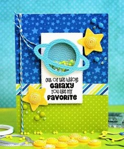 Queen & Co Shaped Shaker Kits Space Shaped Shaker Kit