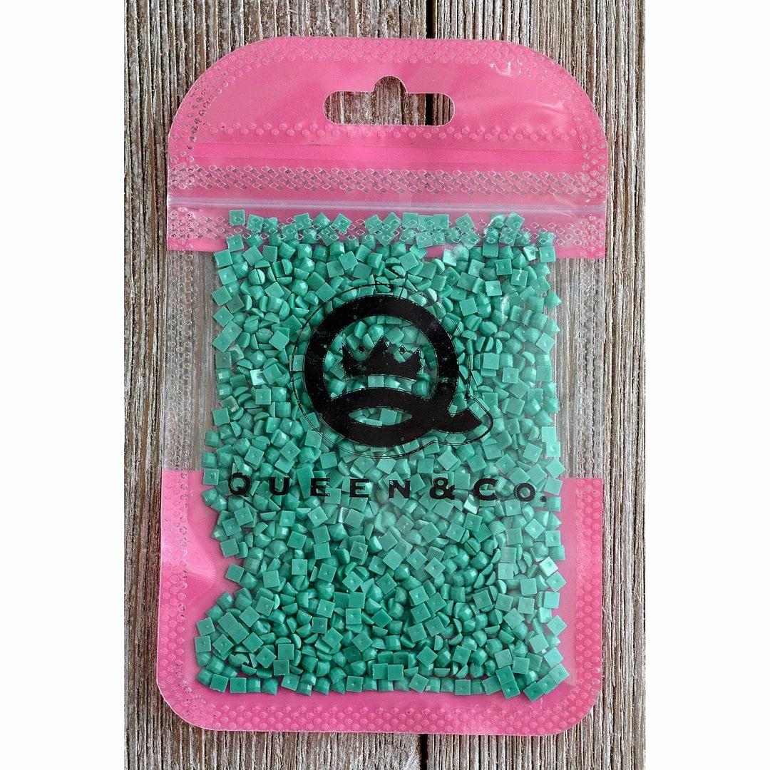 Queen & Co Princess Square Teal 2 Queen & Co Princess Square Teal