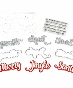 Queen & Co Holiday Sentiment Stackers